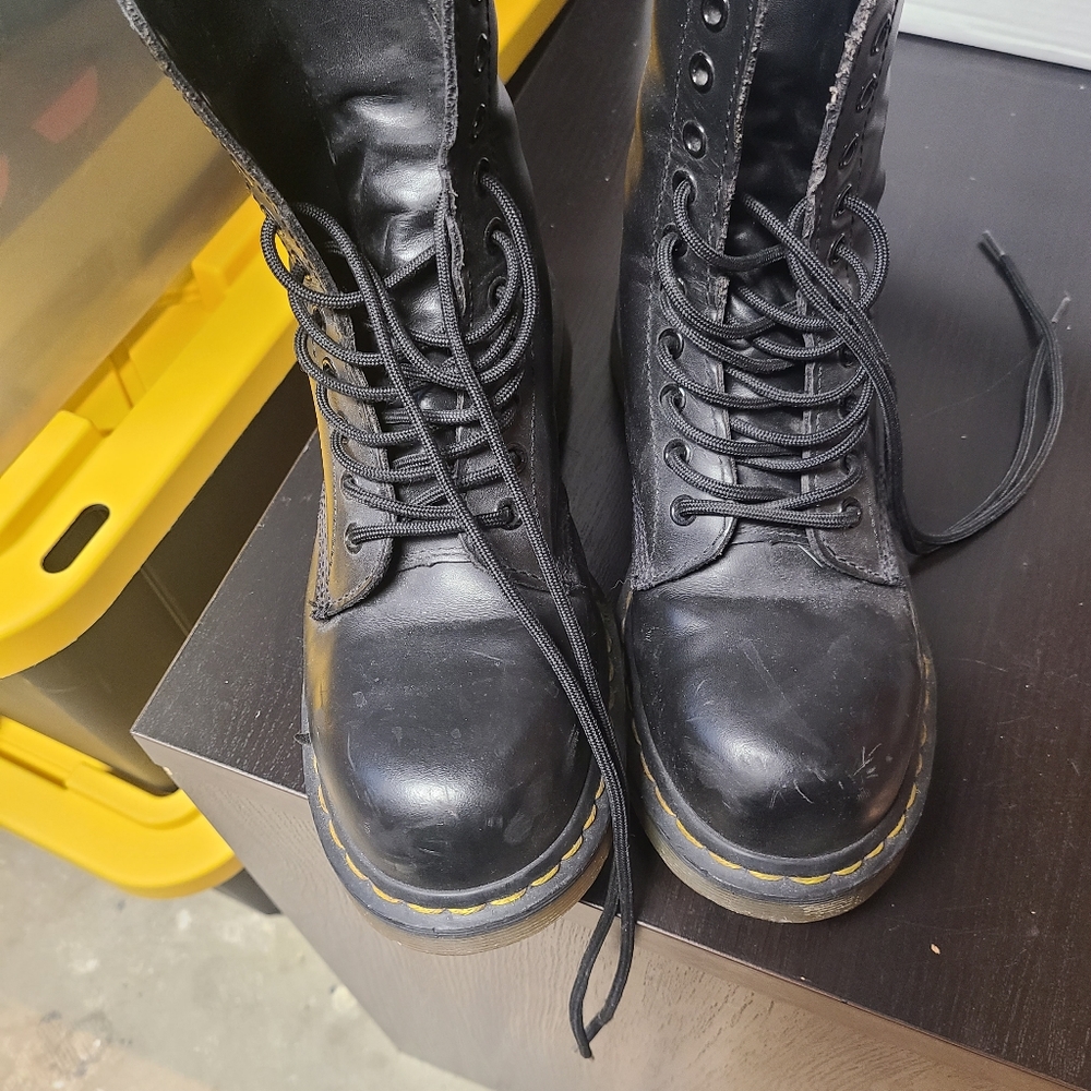 Doc Martin Steal Toe Boots